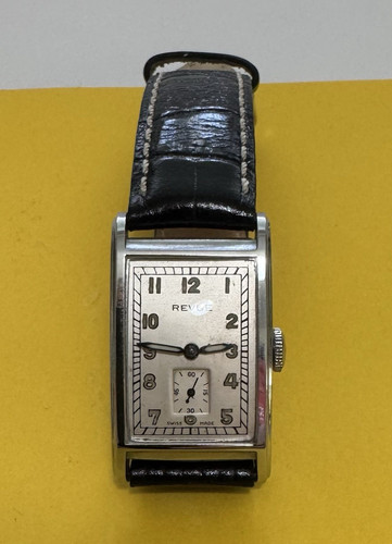 Revue rechteckige armbanduhr - revue,