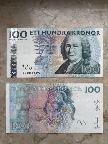 Schwedische kronen banknote - schwedische,